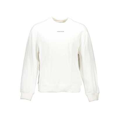 Sudadera de algodón Calvin Klein Bianco para hombre