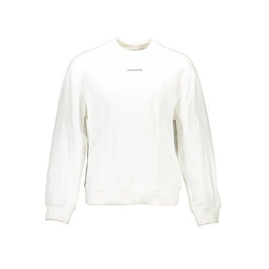 Sudadera de algodón Calvin Klein Bianco para hombre