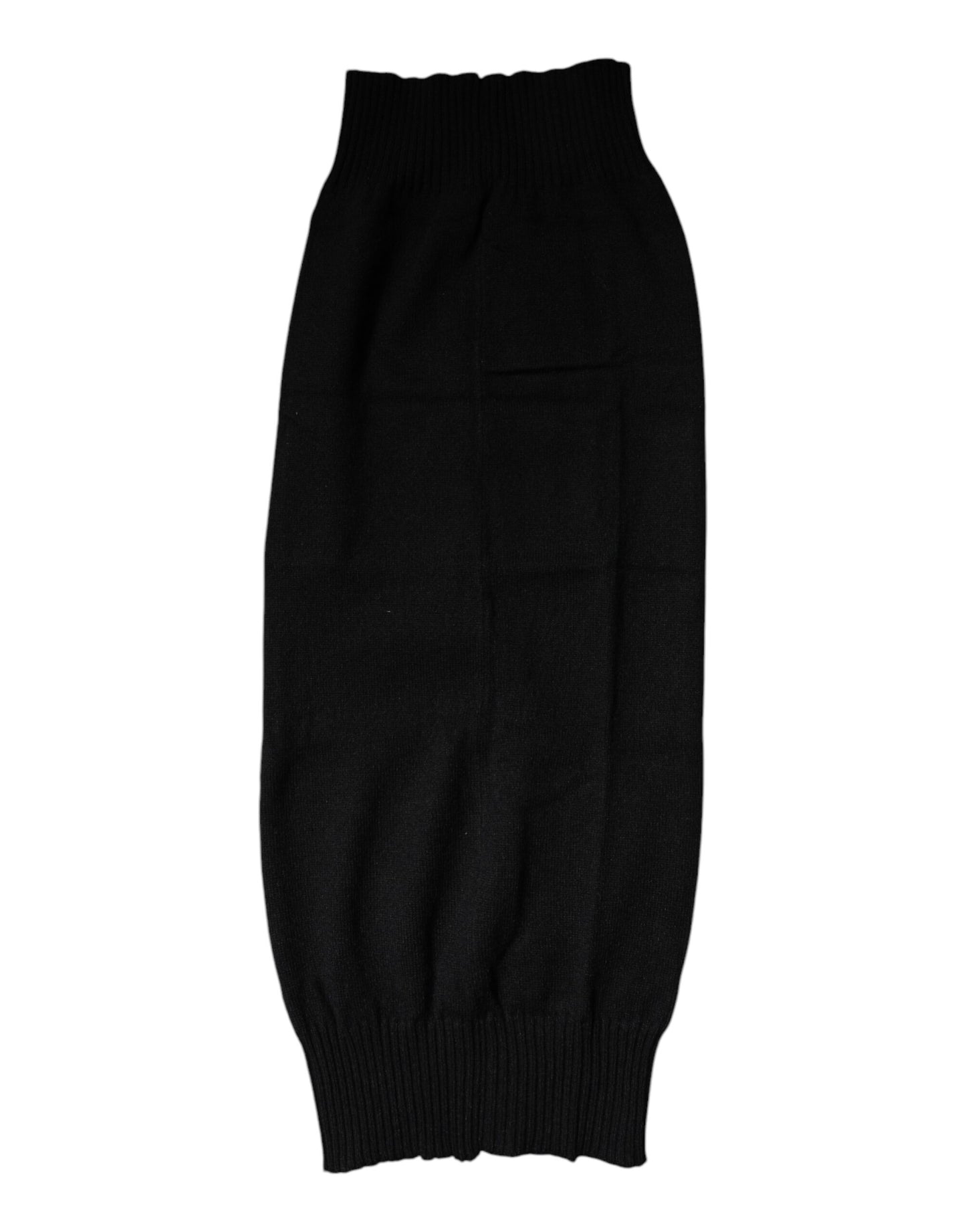 Foulard de cuello de cachemir negro tejido de Dolce & Gabbana