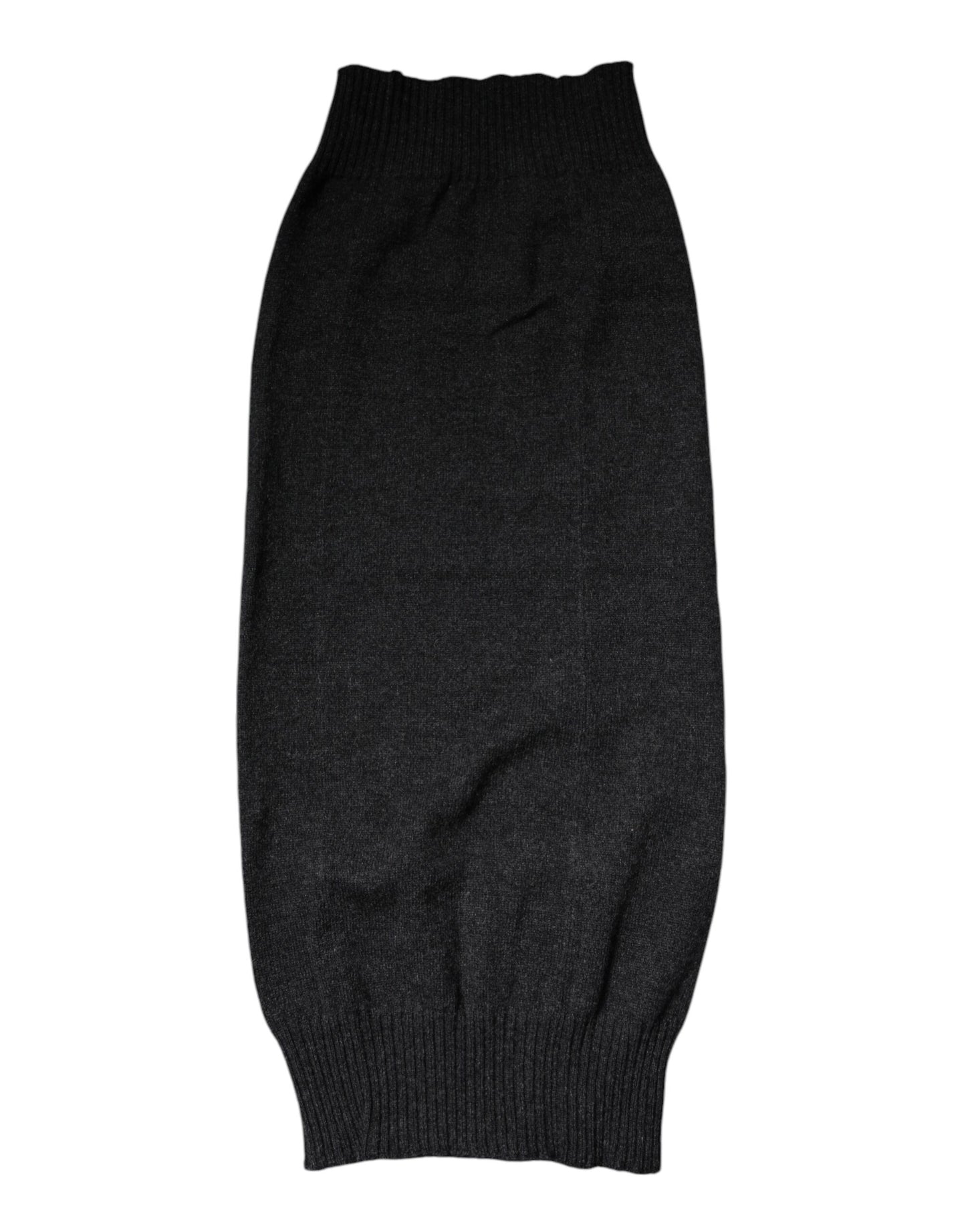 Foulard de cuello de cachemir negro tejido de Dolce & Gabbana