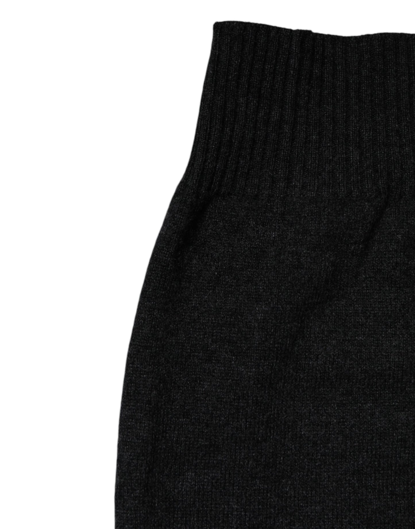 Foulard de cuello de cachemir negro tejido de Dolce & Gabbana