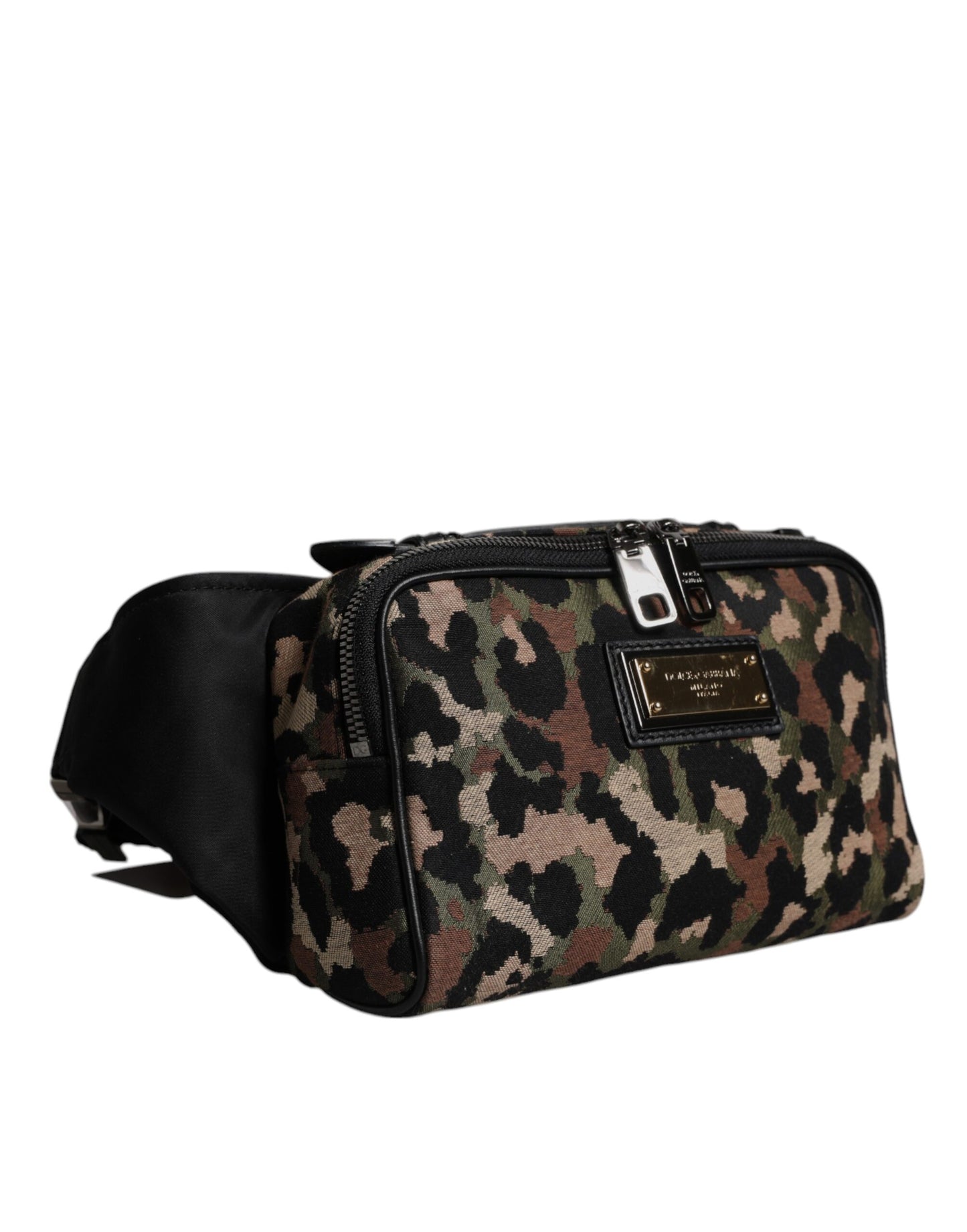 Dolce & Gabbana Bolso Riñonera de Cintura con Logo DG Leopard Multicolor