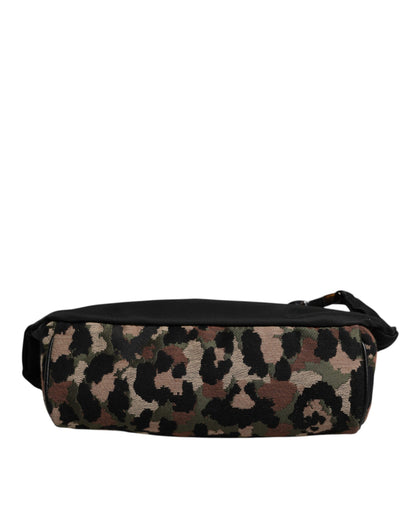 Dolce & Gabbana Bolso Riñonera de Cintura con Logo DG Leopard Multicolor