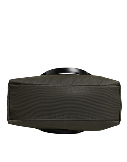 Bolso tote Dolce & Gabbana de nailon verde militar con asa para el hombro