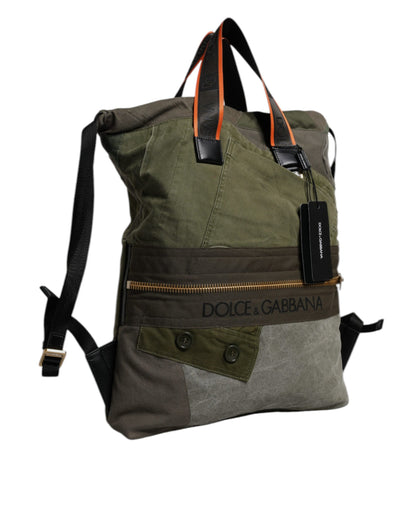 Mochila Dolce & Gabbana de retales en verde militar