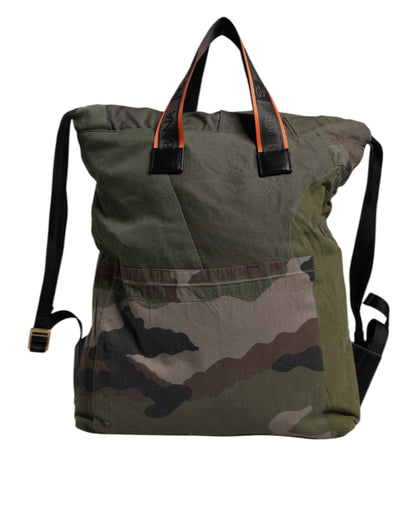 Mochila Dolce & Gabbana de retales en verde militar