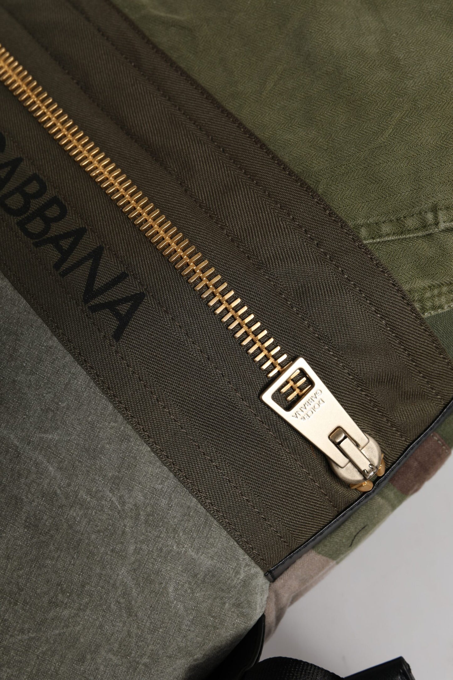 Mochila Dolce & Gabbana de retales en verde militar