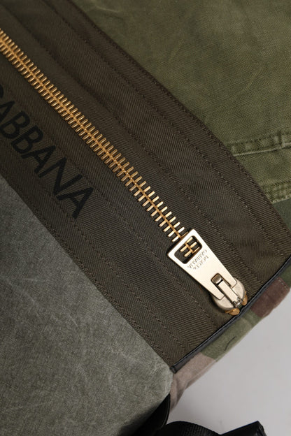 Mochila Dolce & Gabbana de retales en verde militar