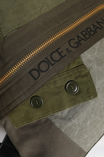 Mochila Dolce & Gabbana de retales en verde militar