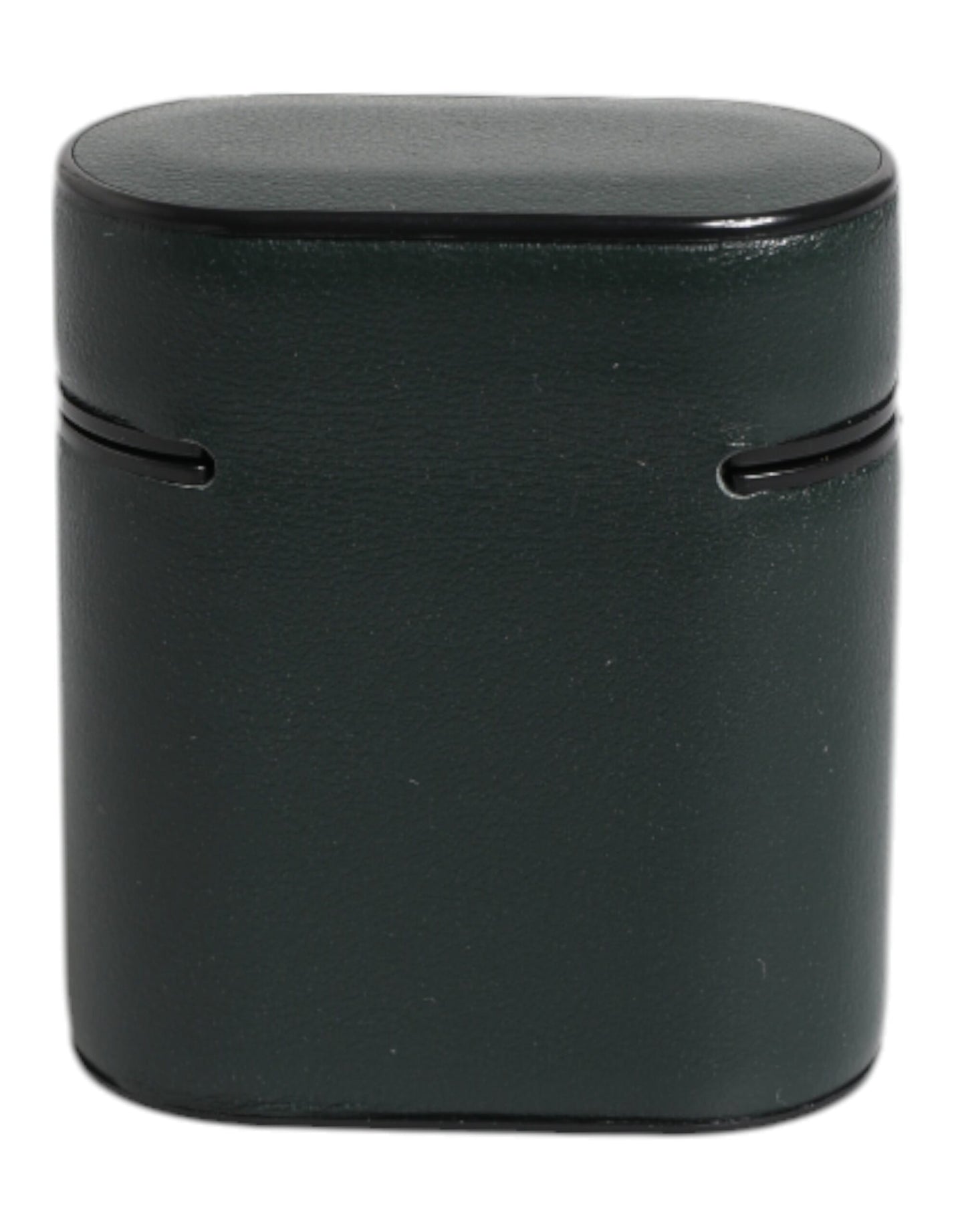 Funda para Airpods con tarjetero y logo de Dolce & Gabbana en piel de becerro verde