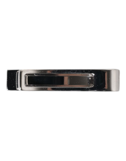 Pinza de corbata Dolce & Gabbana en latón tono plateado con logo