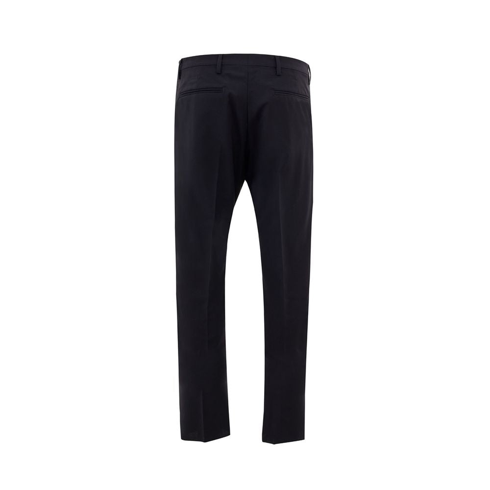 Pantalones de vestir Valentino de lana negra