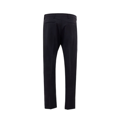 Pantalones de vestir Valentino de lana negra