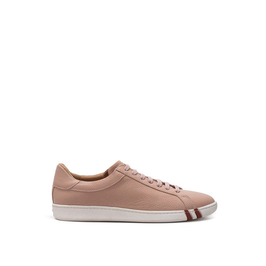 Zapatillas bajas de piel rosa Bally