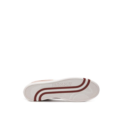Zapatillas bajas de piel rosa Bally