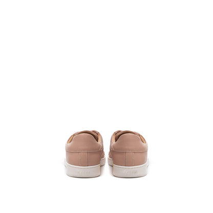 Zapatillas Bajas Bally de Tela Rosa y Cuero