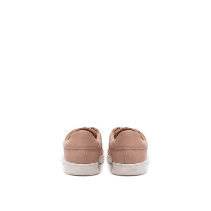 Zapatillas bajas de cuero rosa Bally
