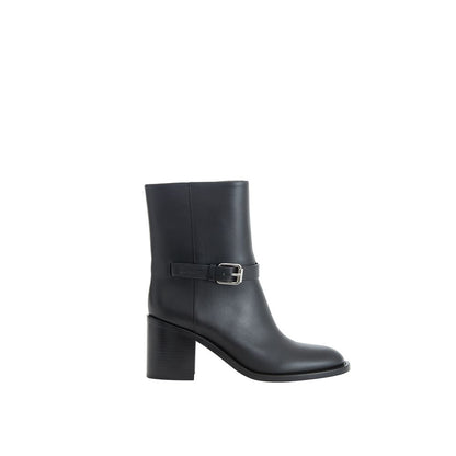 Botines Burberry de cuero negro
