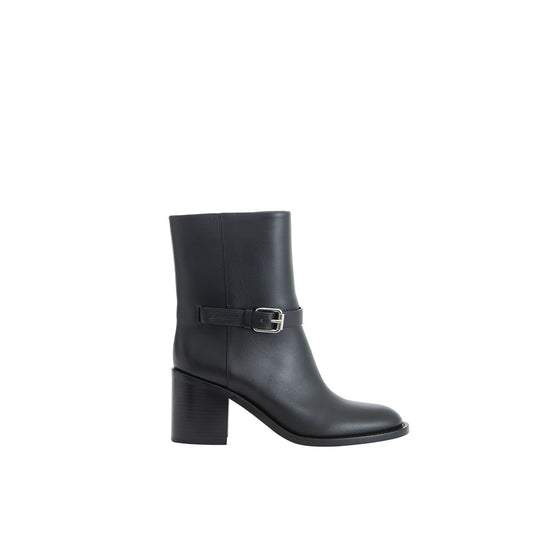 Botines Burberry de cuero negro