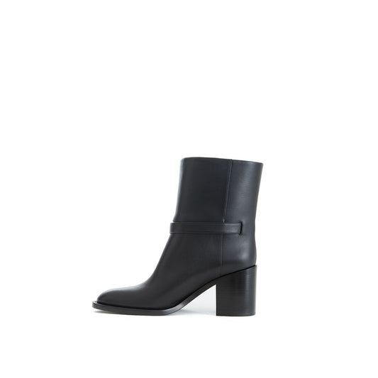 Botines Burberry de cuero negro