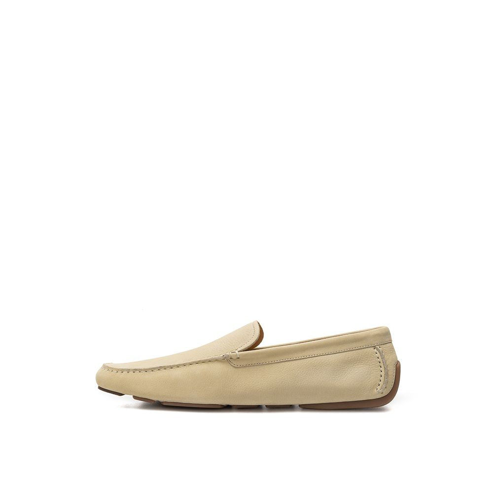 Mocasines Bally de cuero beige