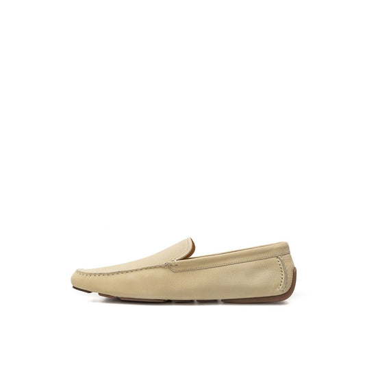 Mocasines Bally de cuero beige