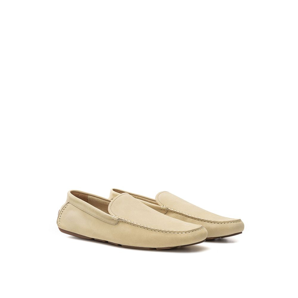 Mocasines Bally de cuero beige