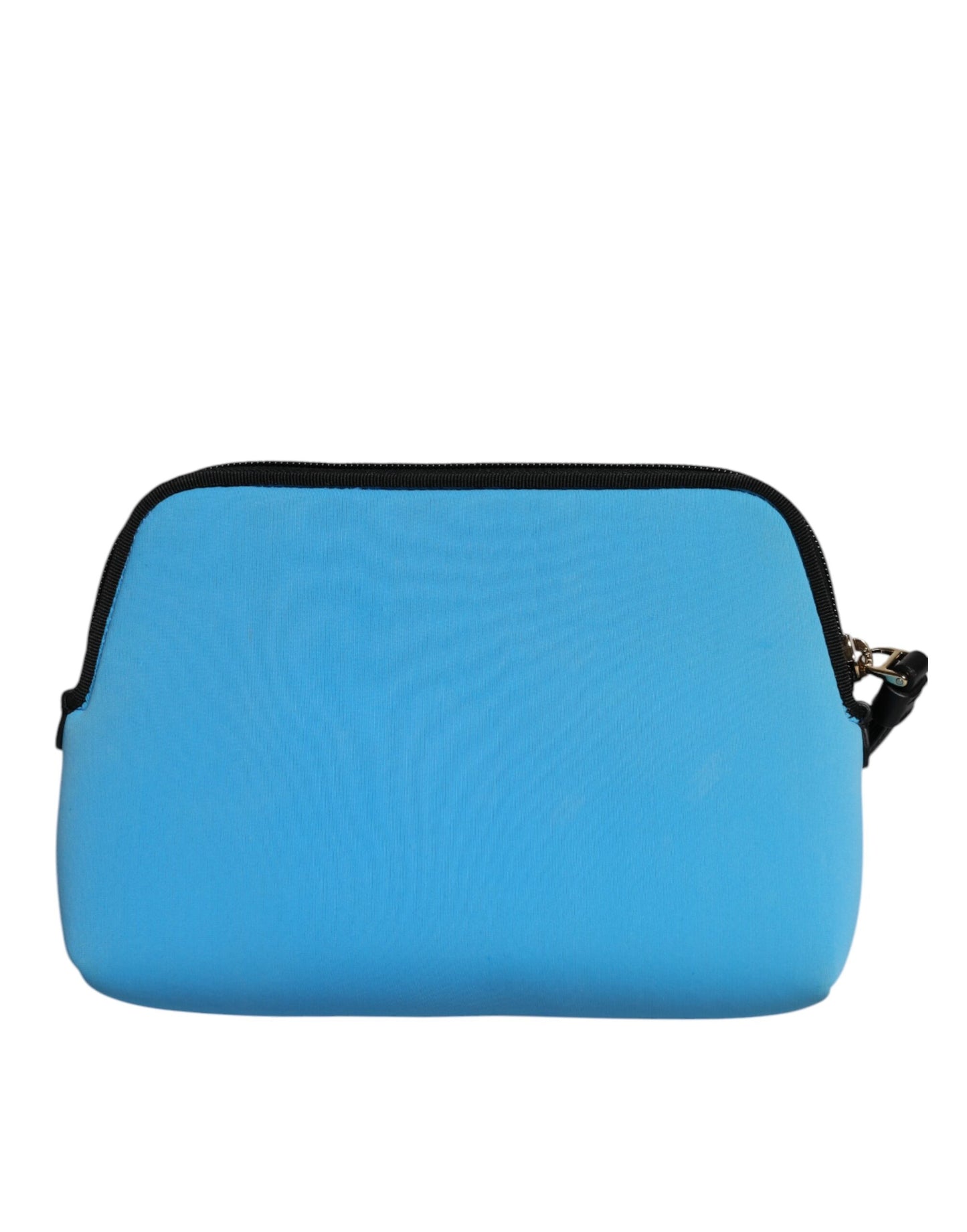 Bolso de mano Dolce & Gabbana azul con logo DG estampado y cremallera