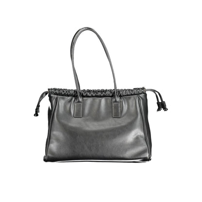 Bolso de mujer de poliuretano negro Mario Valentino