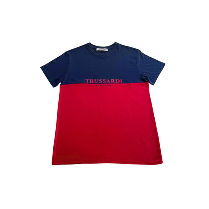 Camiseta Trussardi Beachwear de algodón rojo para hombre