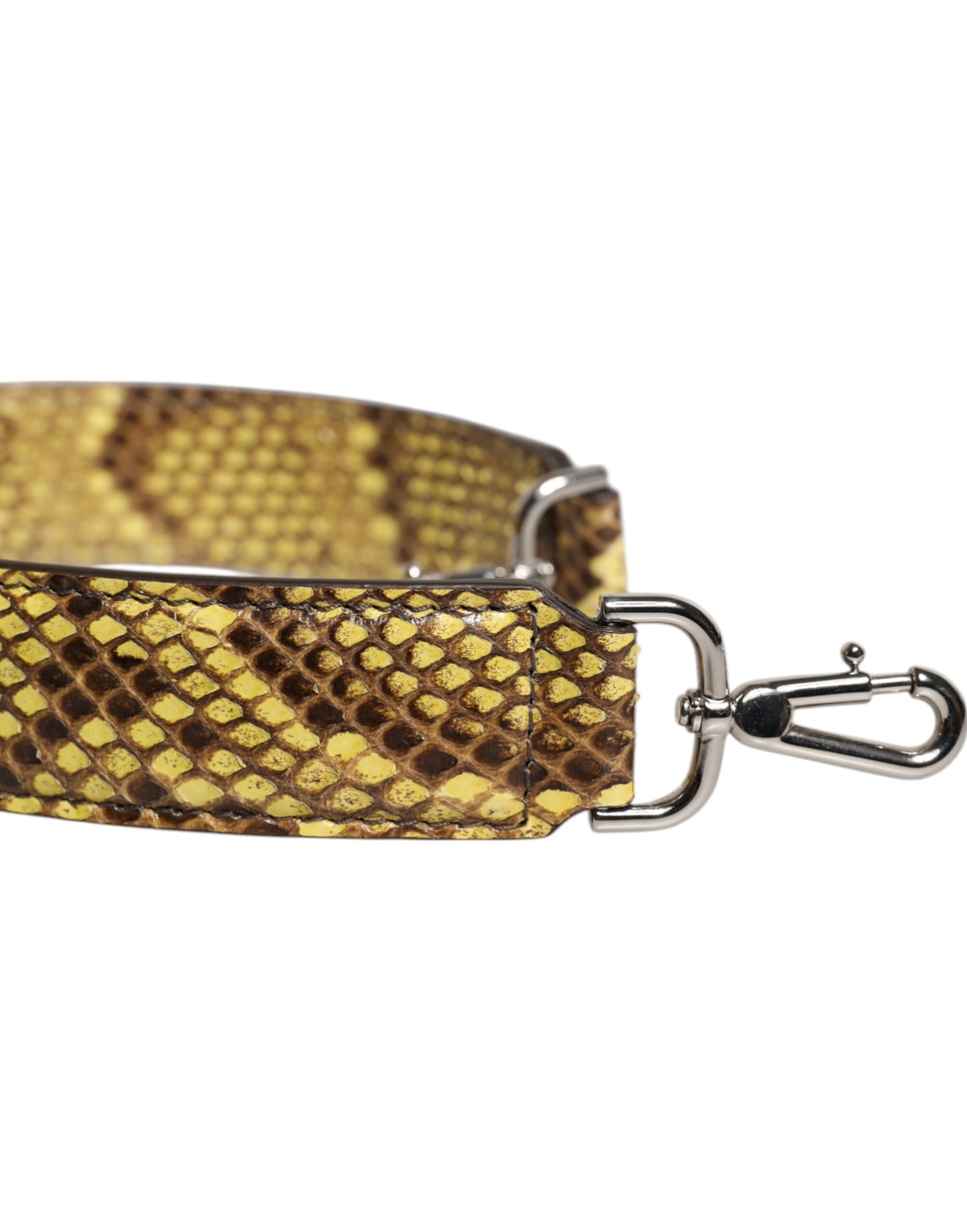 Correa para el hombro de piel exótica amarilla de Dolce & Gabbana