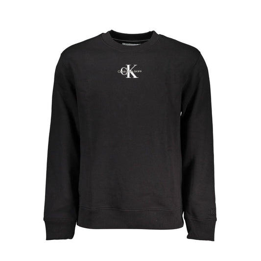 Sudadera de hombre de algodón negro Calvin Klein