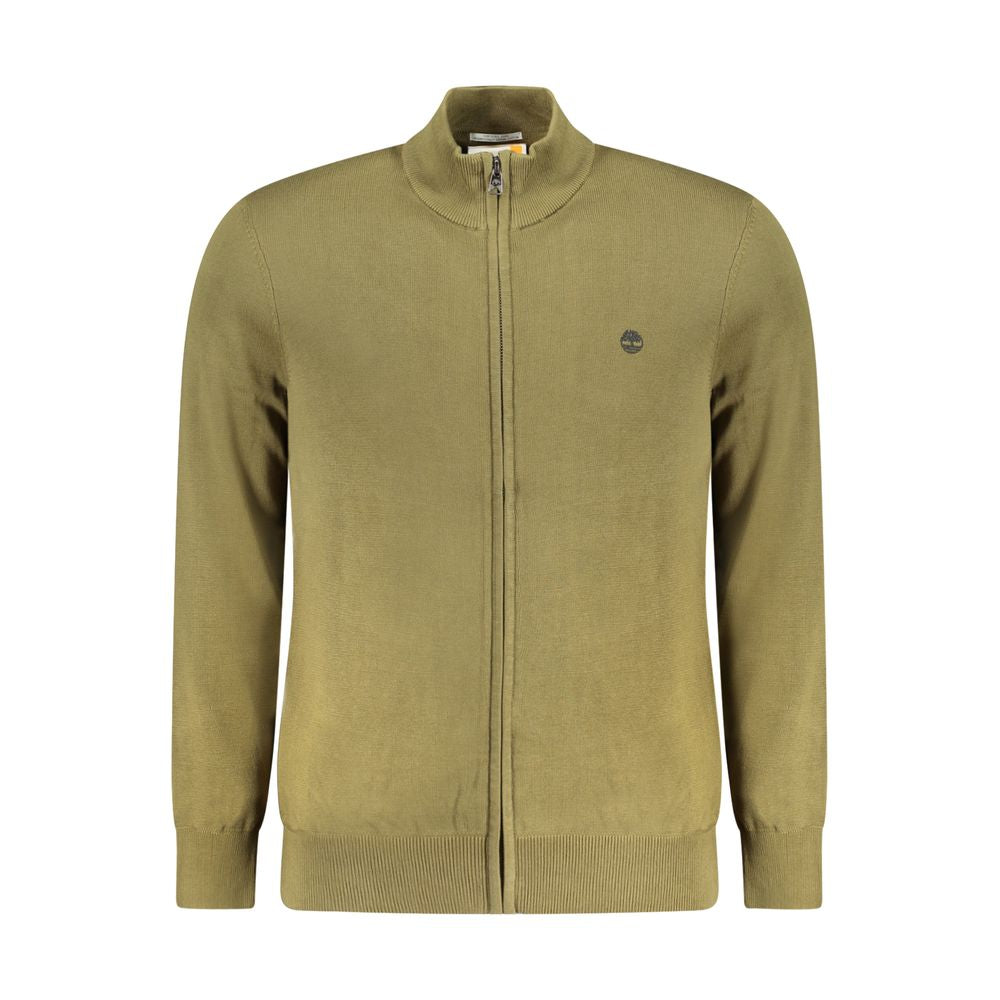Cárdigan de algodón orgánico verde para hombre Timberland