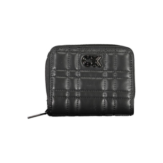 Cartera de poliéster negra Calvin Klein para mujer