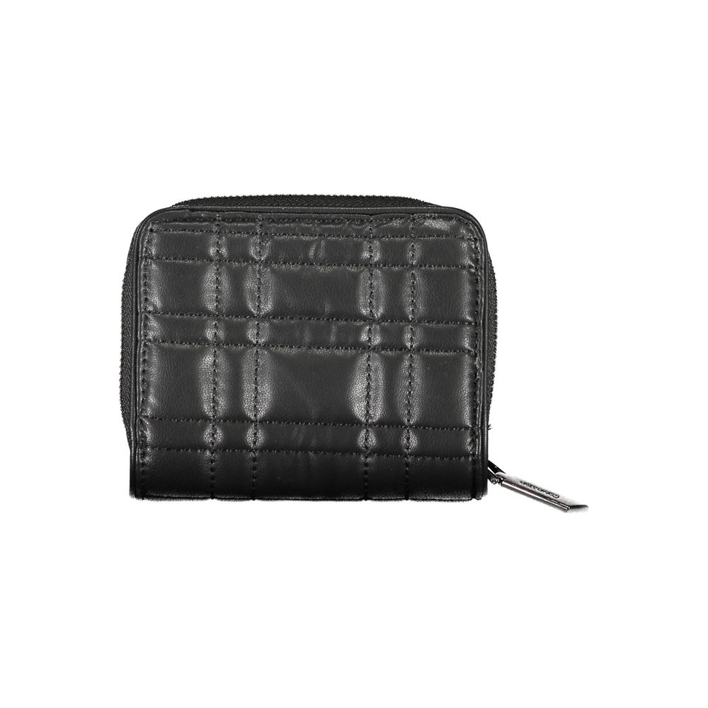 Cartera de poliéster negra Calvin Klein para mujer