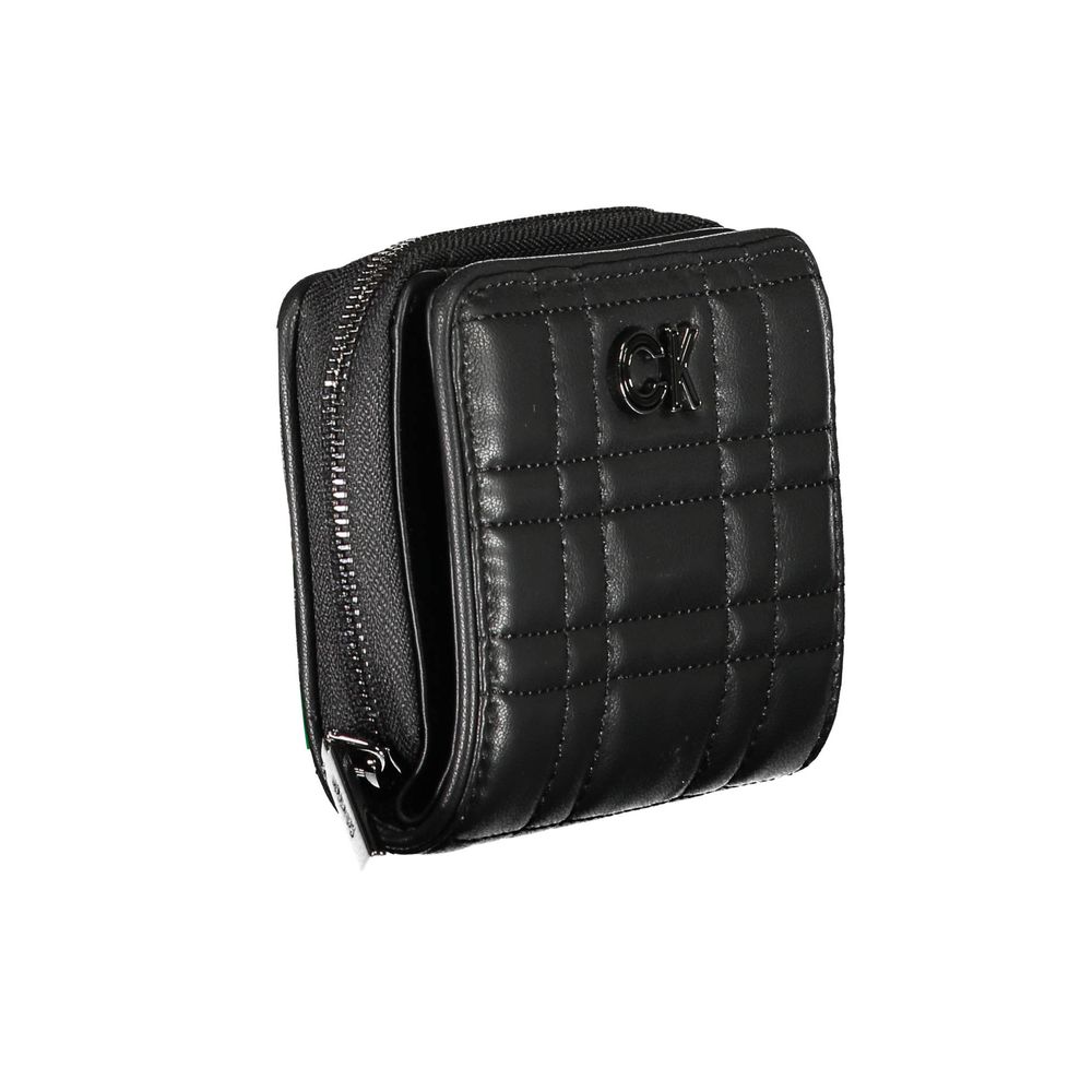 Cartera de poliéster negra Calvin Klein para mujer