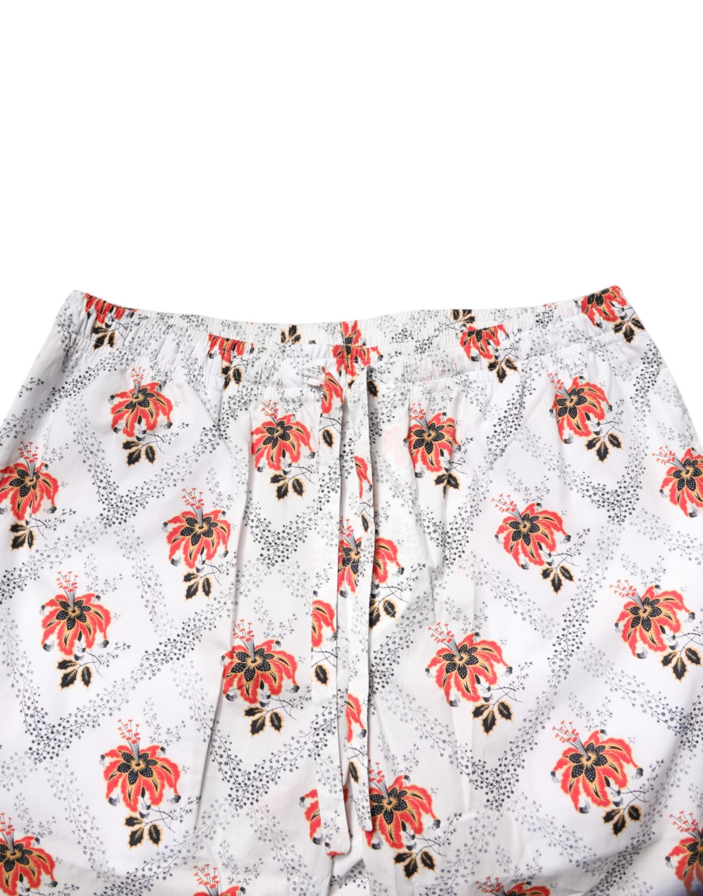 Dolce & Gabbana Conjunto de pijama de algodón con estampado floral multicolor Ropa de dormir