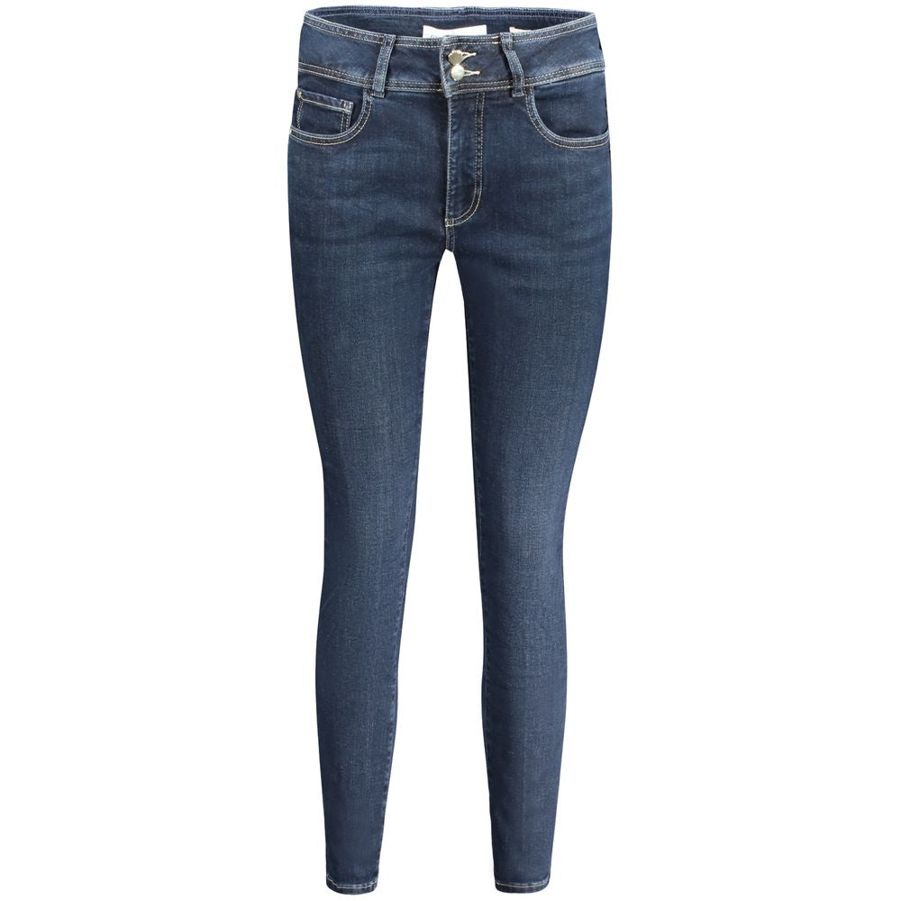 Guess Jeans Vaqueros ajustados de algodón azul para mujer