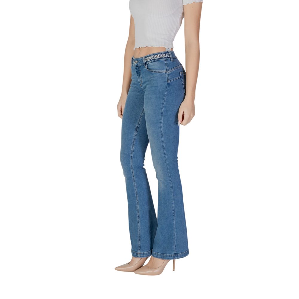 Vaqueros Liu Jo Bootcut de Algodón Azul Claro