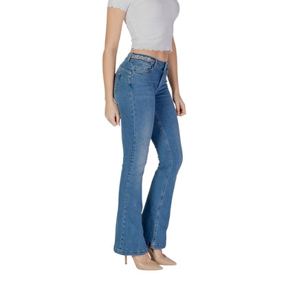 Vaqueros Liu Jo Bootcut de Algodón Azul Claro
