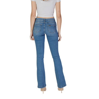 Vaqueros Liu Jo Bootcut de Algodón Azul Claro