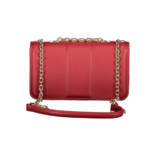 Bolso de poliuretano rojo para mujer Mario Valentino