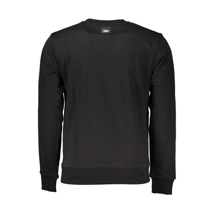 Sudadera de algodón negra para hombre Cavalli Class