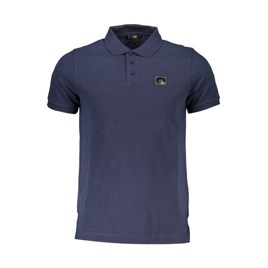Polo de hombre Cavalli Class de algodón azul