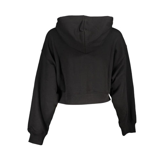 Sudadera de algodón negra para mujer Calvin Klein
