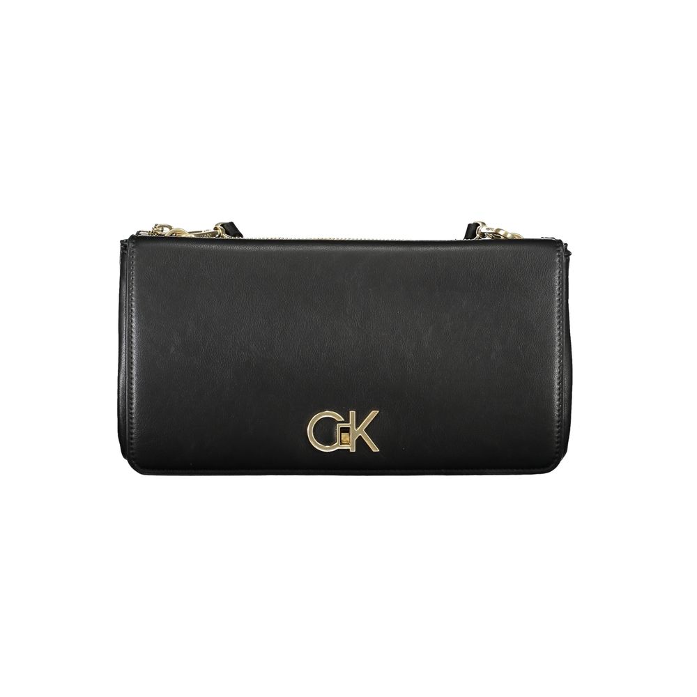 Bolso de hombro Calvin Klein negro de poliéster para mujer