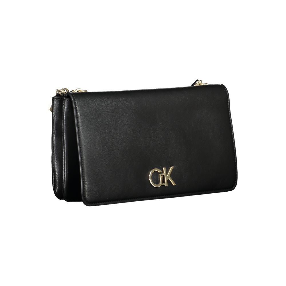 Bolso de hombro Calvin Klein negro de poliéster para mujer