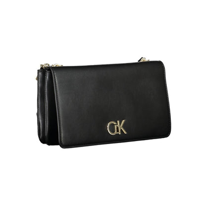 Bolso de hombro Calvin Klein negro de poliéster para mujer