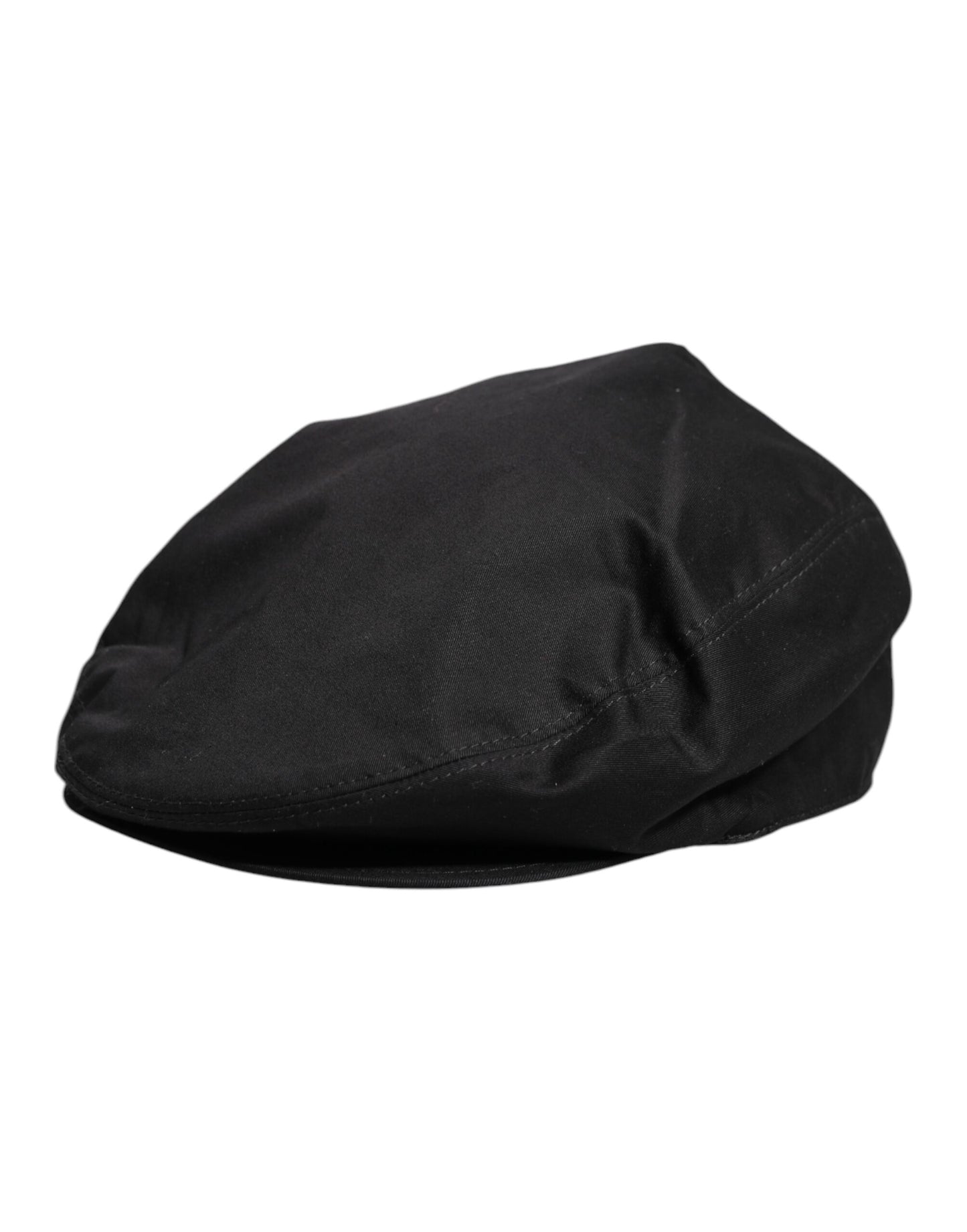 Gorra Newsboy Dolce & Gabbana de algodón negro