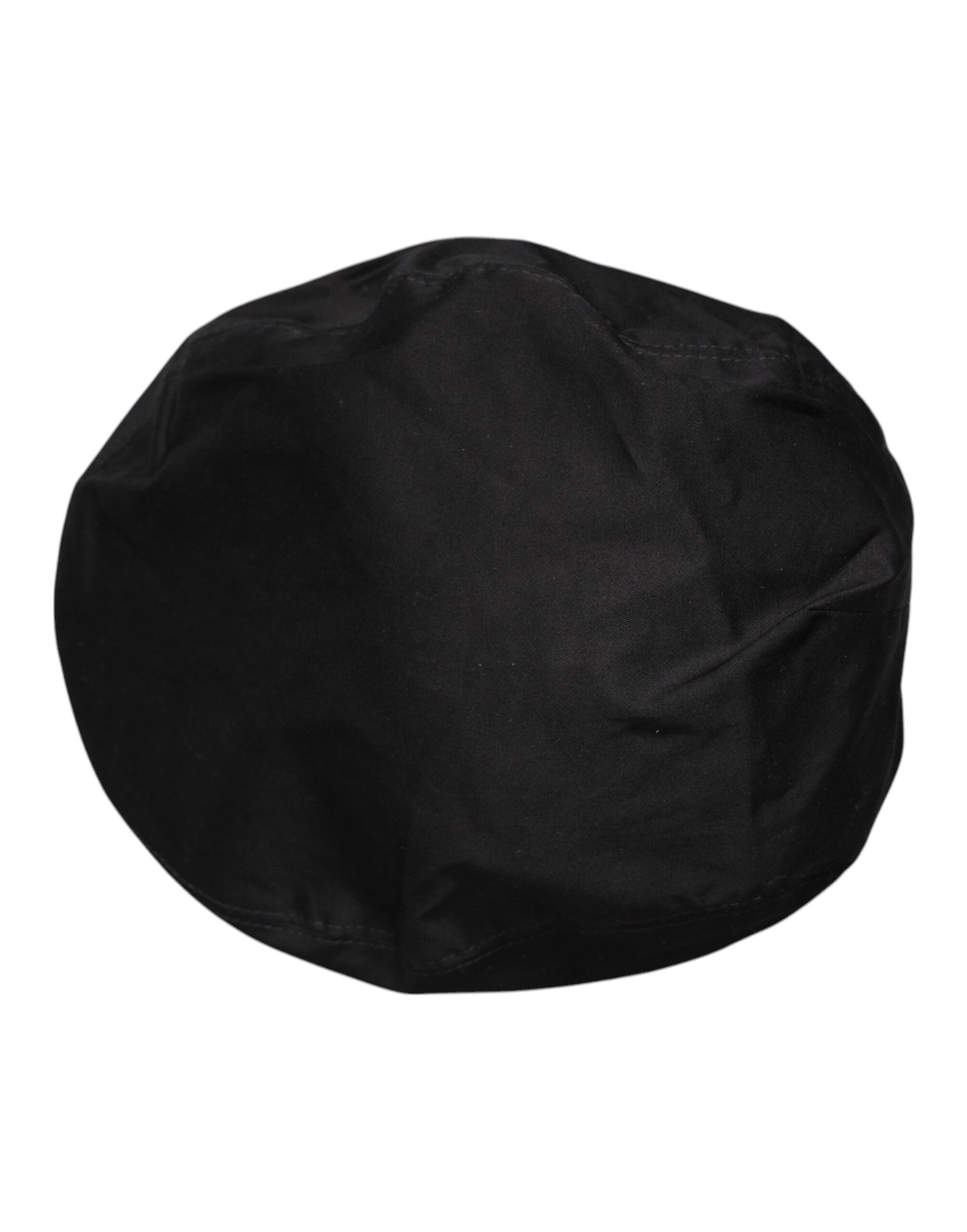Gorra Newsboy Dolce & Gabbana de algodón negro